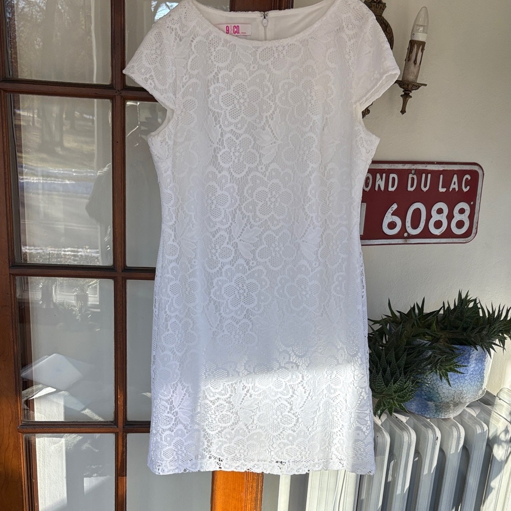Adorable white summer dress